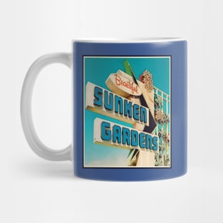 Historic Sunken Gardens Marquee St Pete Florida Mug